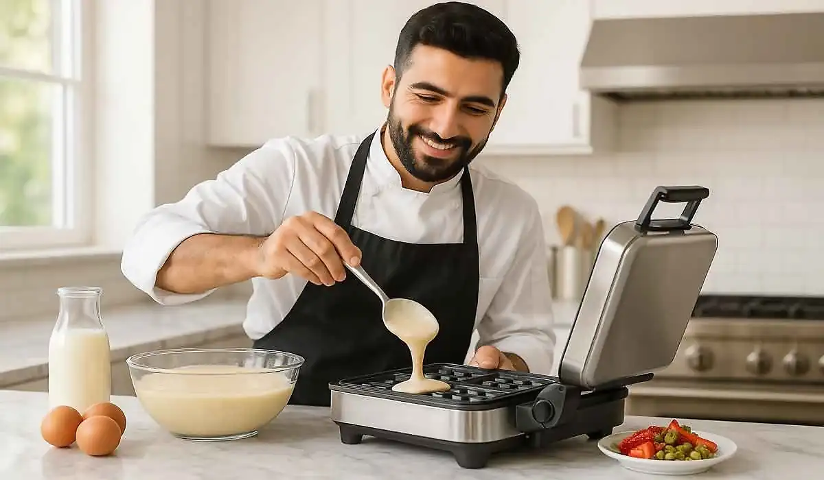 دستورالعمل دقیق طرز استفاده از وافل ساز